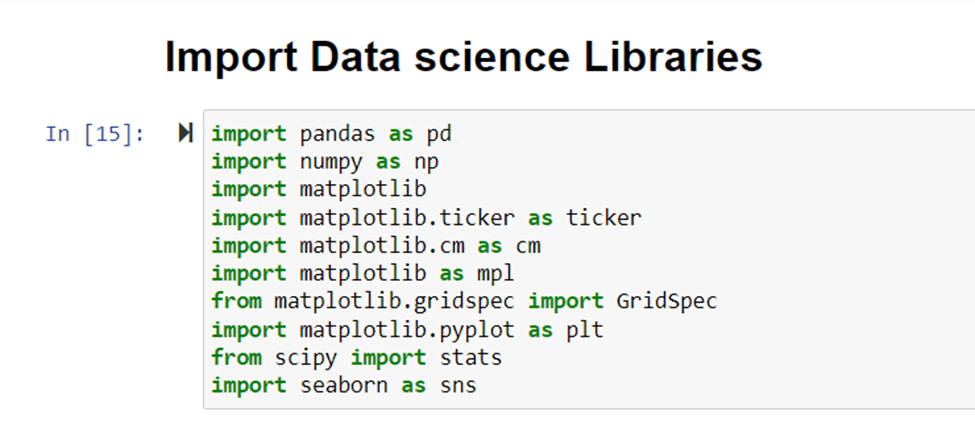 import data science library